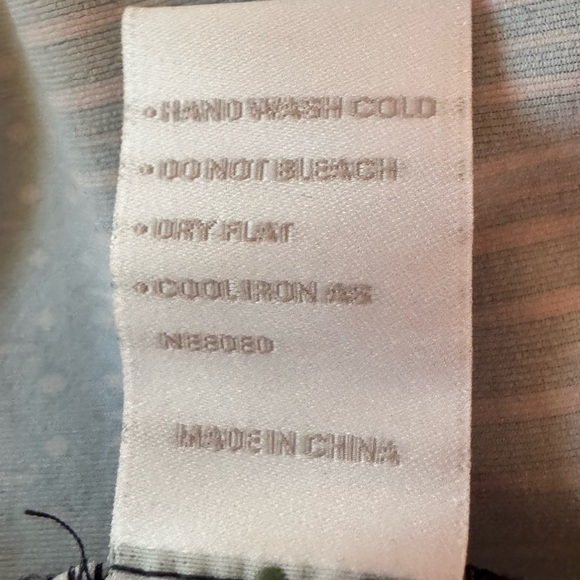 Ellie Kai Blue/coral Geometric Print Halter Tie Sleeveless dress size 4 EUC - Picture 8 of 11